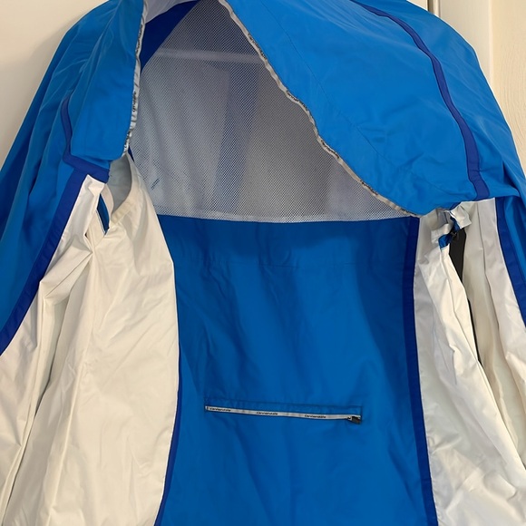 Cannondale blue Morphis convertible bike rain jacket like new XL - Picture 5 of 6